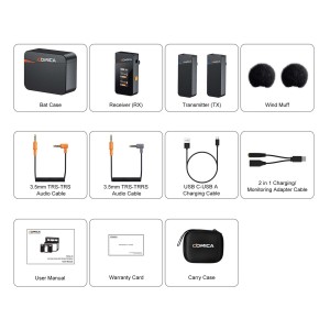 میکروفون یقه ای بی سیم کامیکا مدل Vimo C3